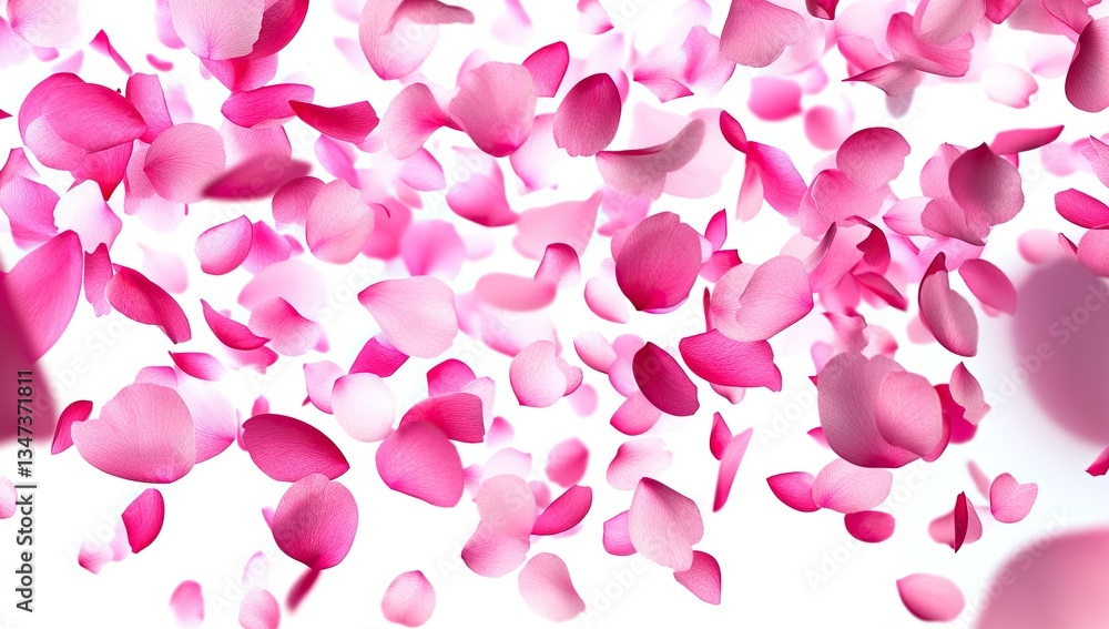 Delicate pink rose petals gently falling (1) Delicate pink rose petals gently falling (1)