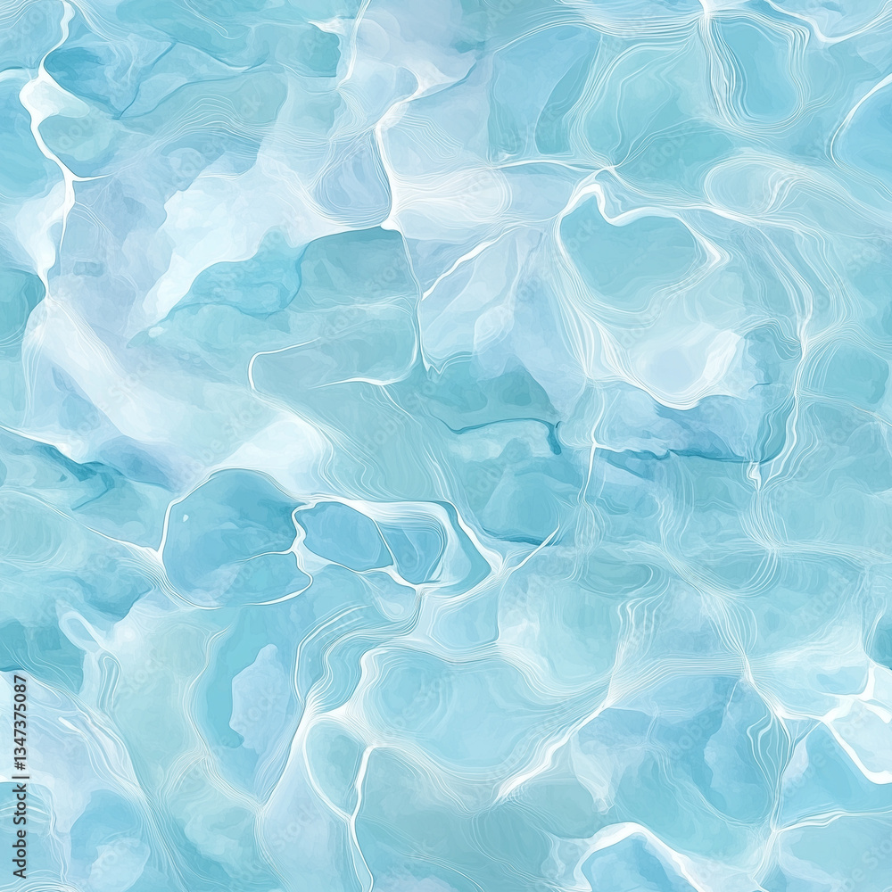 Obraz premium Light Water Surface Seamless Tile 