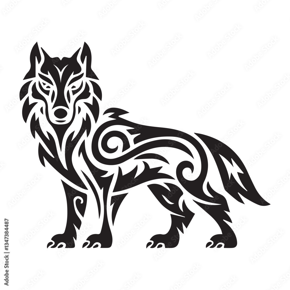 Obraz premium vector image of a fox