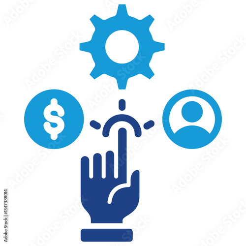 Resource Allocation Icon