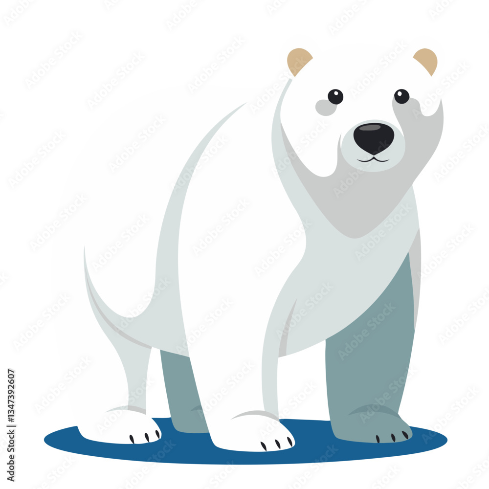 polar bear vector illustration no background polar bear vector illustration no background