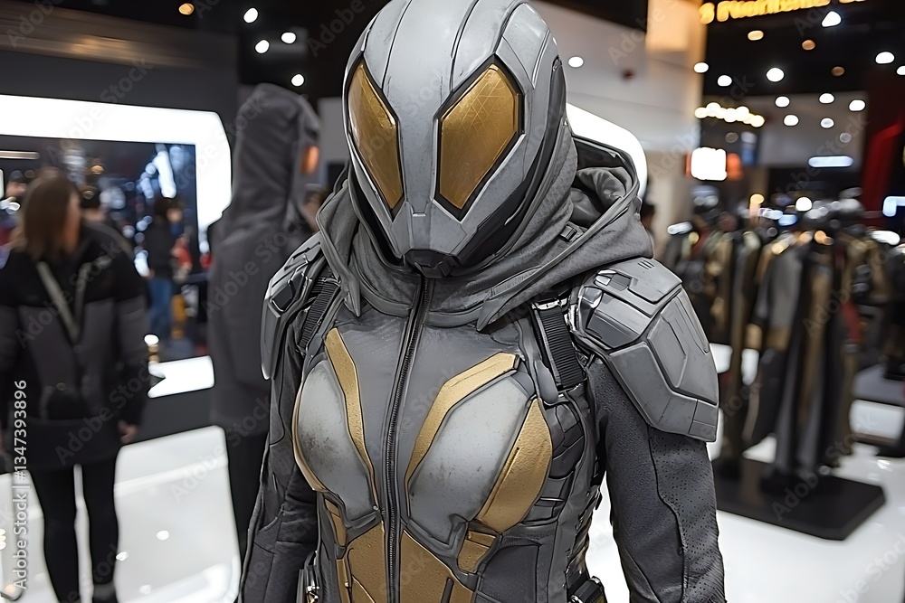 Wasp suit display, modern mall Wasp suit display, modern mall