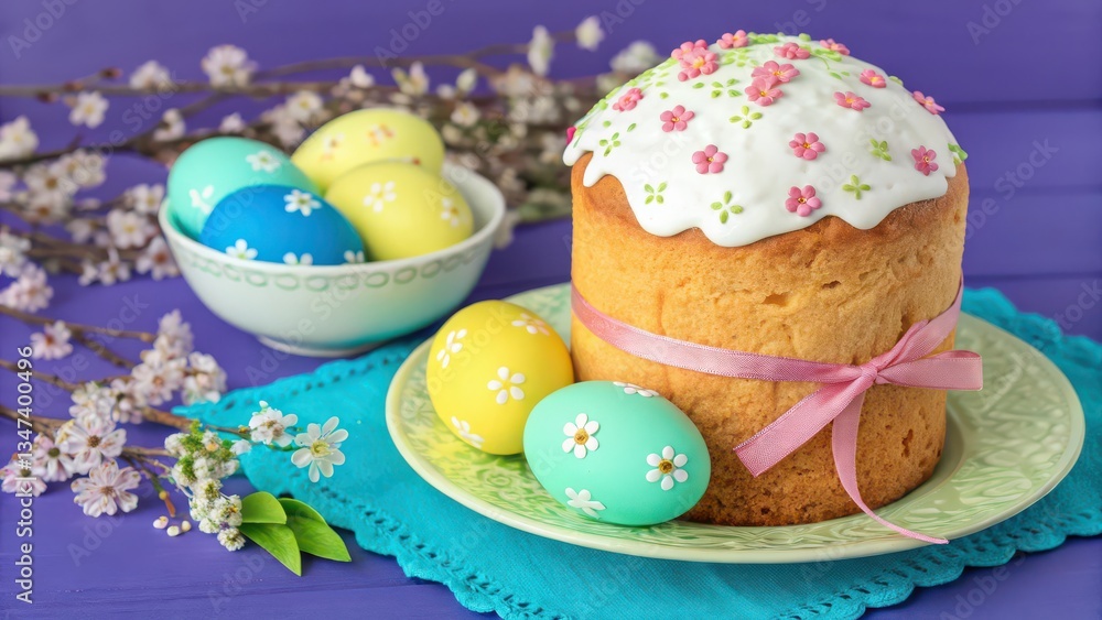 Obraz premium Easter and Easter eggs. easter, eggs, jesus christ, god, 