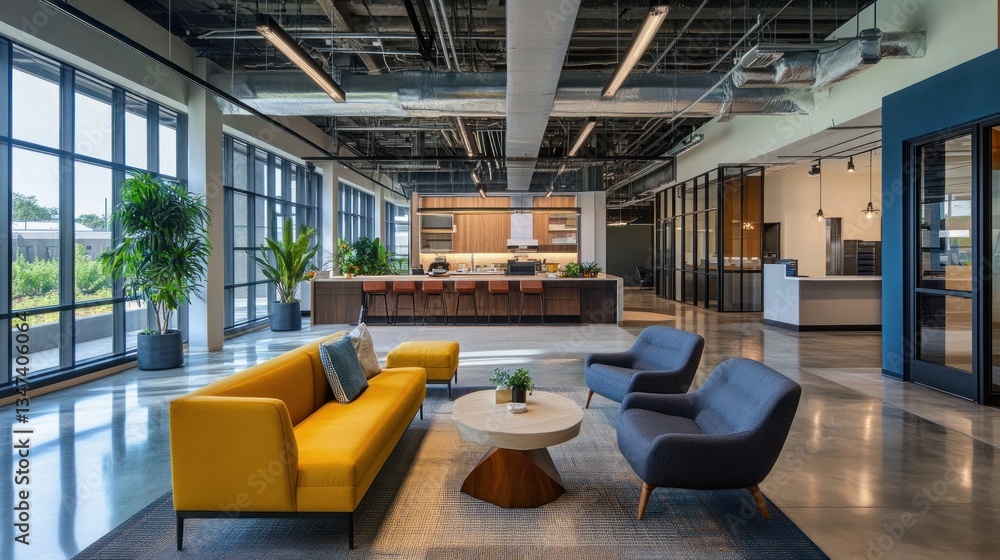 Modern Office Lobby Design, Stylish and Functional Workspace Modern Office Lobby Design, Stylish and Functional Workspace