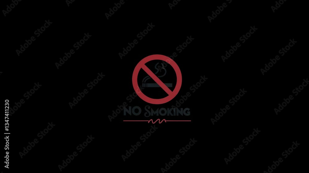 Banned motion graphic animation on isolated social media black background.4K footage video effect template. Banned motion graphic animation on isolated social media black background.4K footage video effect template.