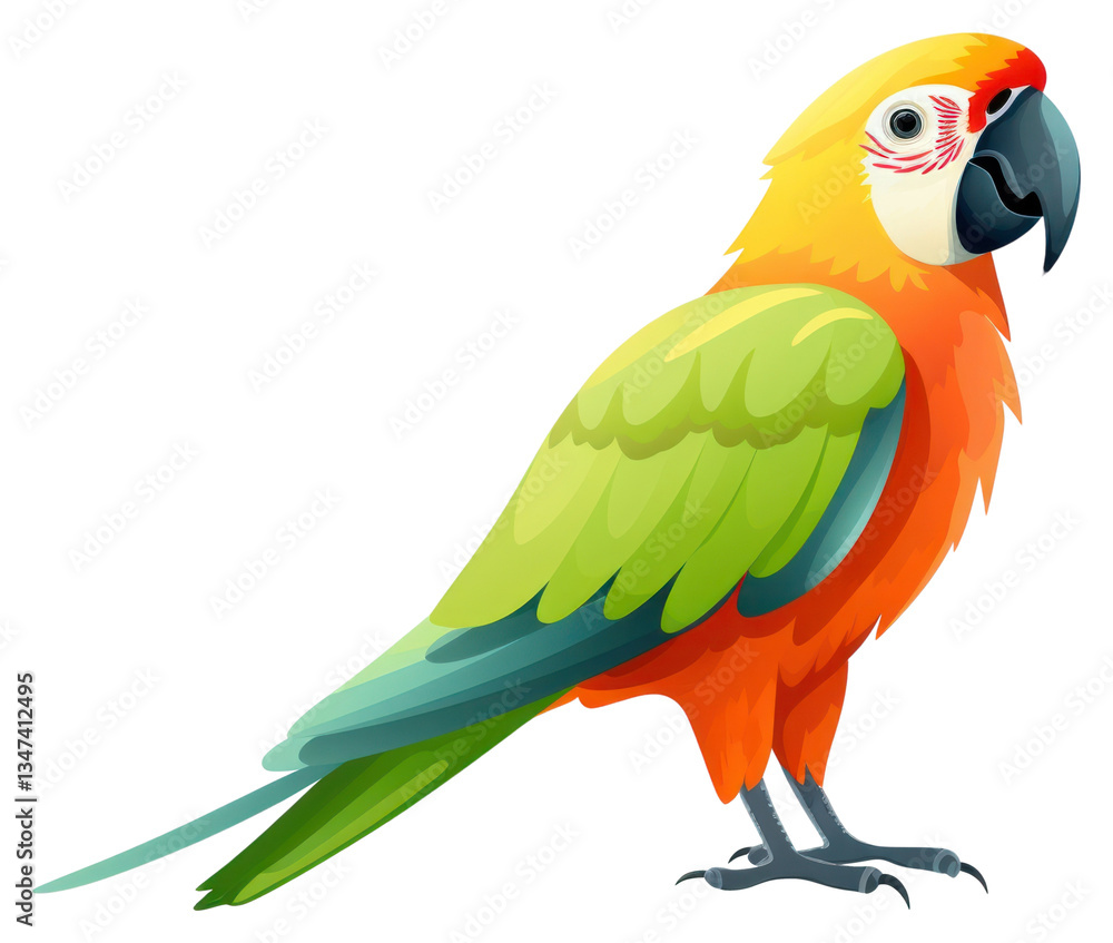 Obraz premium PNG Parrot animal bird
