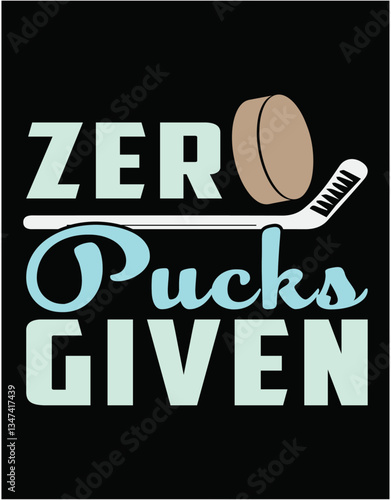 Zero Pucks Given Cutting Printable File - printable editable vector art file.