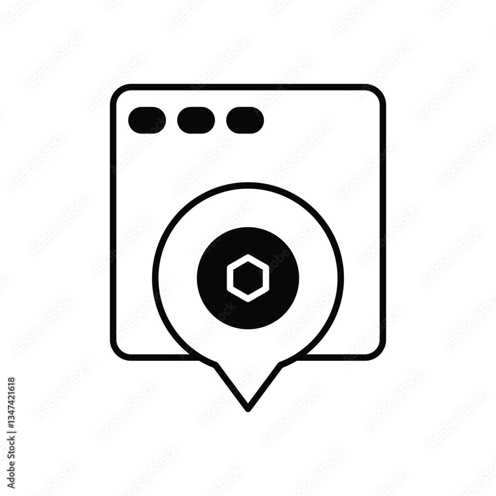 Land vector icon Land vector icon