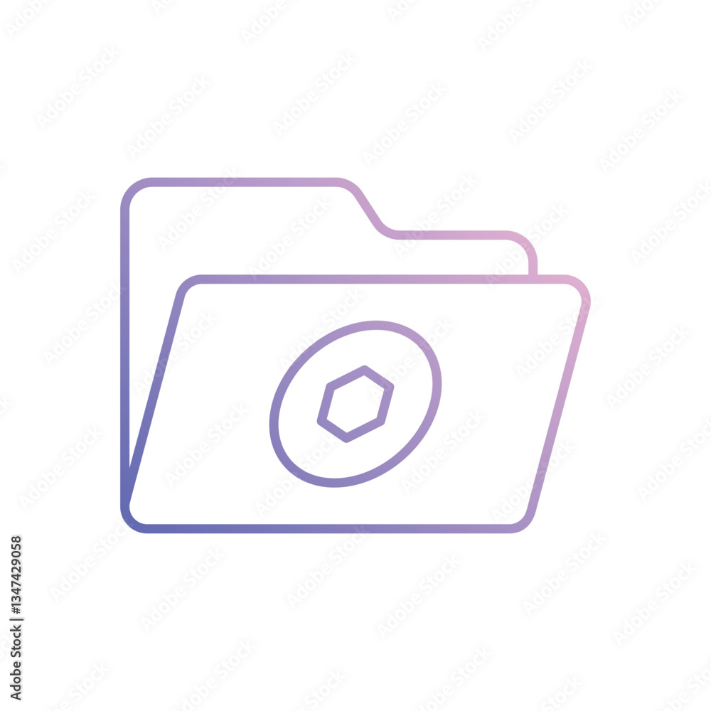 Folder vector icon Folder vector icon