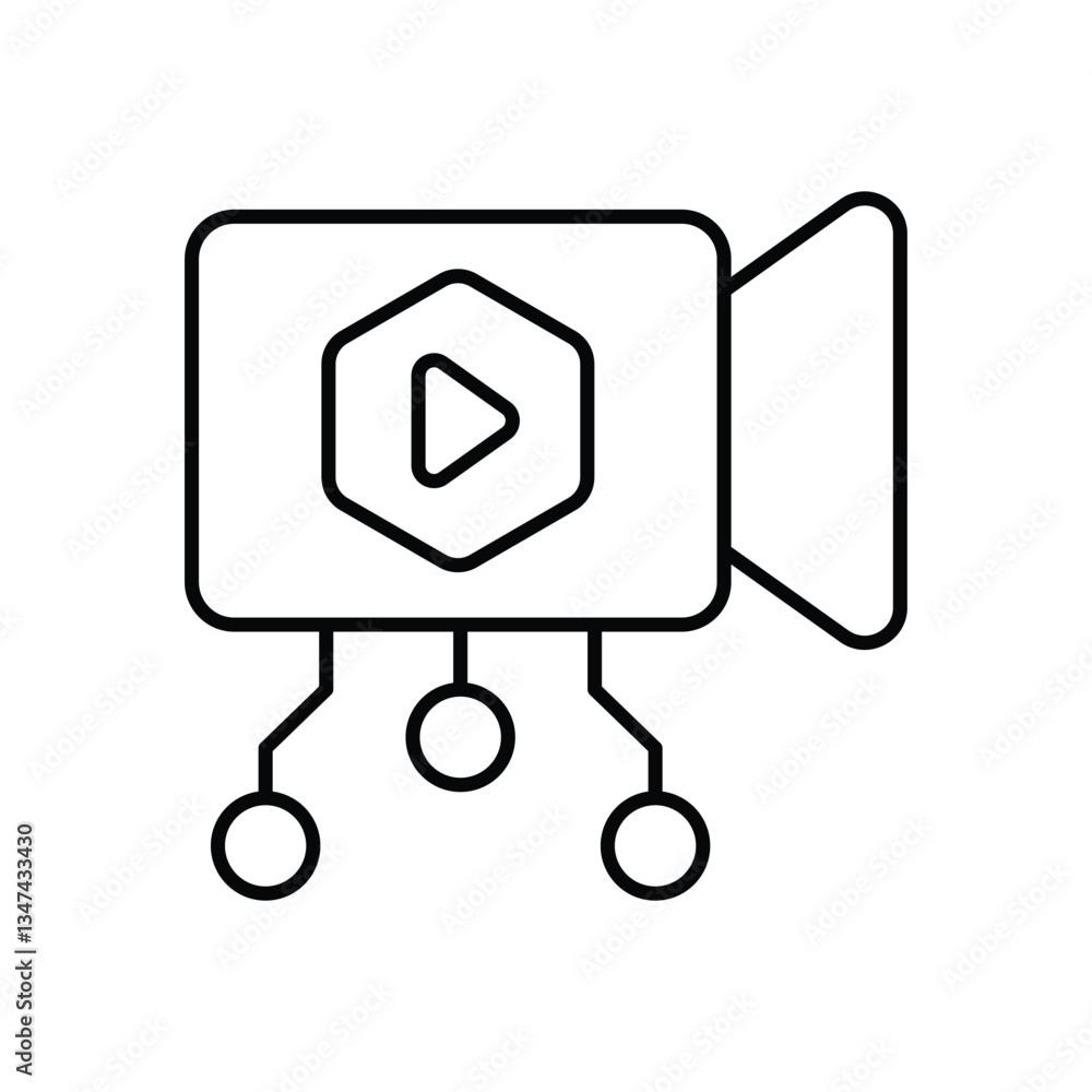 Video vector icon Video vector icon
