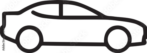 Car i con illustration vector art design
