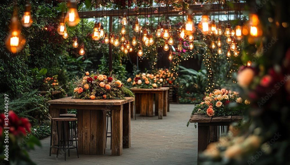 An extraordinary take on here stands a festive garden setting with warm hanging edison bulbs, rustic wooden tables, and fresh flower arrangements. (2) in all its glory unlike ever seen before. An extraordinary take on here stands a festive garden setting with warm hanging edison bulbs, rustic wooden tables, and fresh flower arrangements. (2) in all its glory unlike ever seen before.