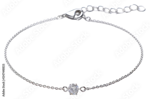 Wallpaper Mural PNG Elegant silver chain bracelet. Torontodigital.ca