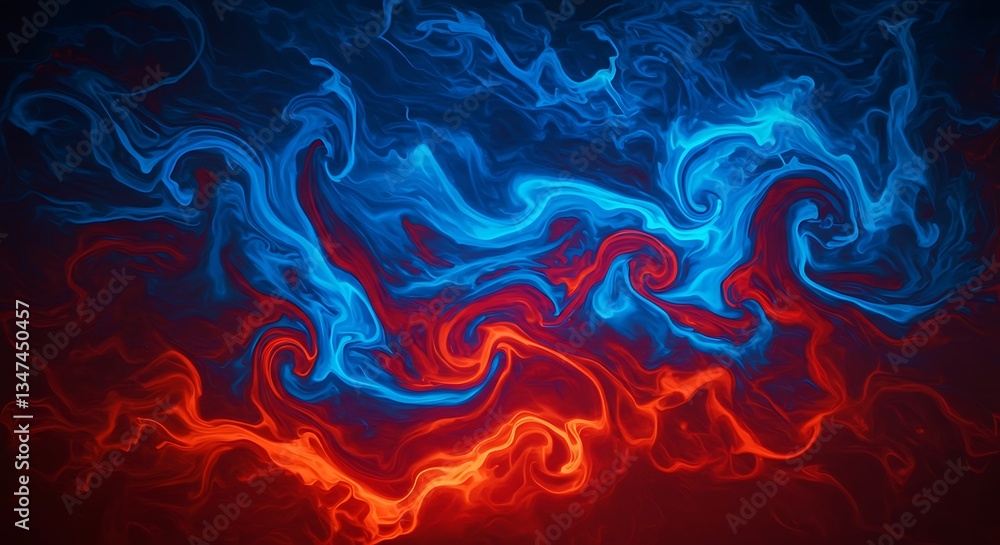 Vibrant Fluid Swirl Blue and Red Abstract Dynamic Design Background Vibrant Fluid Swirl Blue and Red Abstract Dynamic Design Background