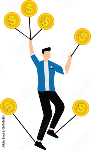 Being controlled by money, slavery or bribery and corruption