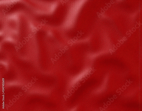 Red Leather Background Satin