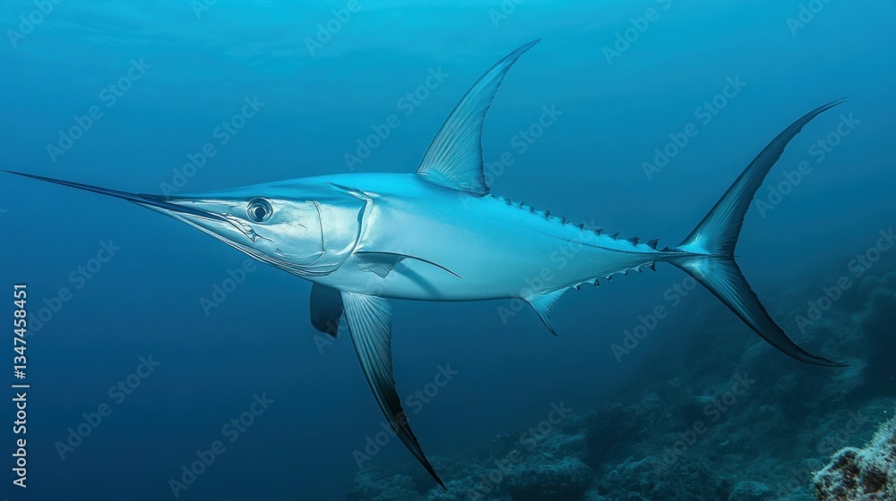 Obraz premium Swordfish underwater