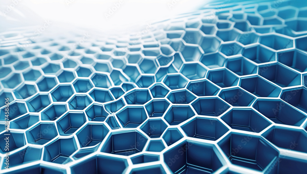 A collection of hexagonal cells makes up the abstract background. Vector Illustrations A collection of hexagonal cells makes up the abstract background. Vector Illustrations