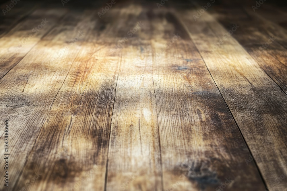 Rustic Wood Floor Texture with Warm Light for Interior Design Rustic Wood Floor Texture with Warm Light for Interior Design