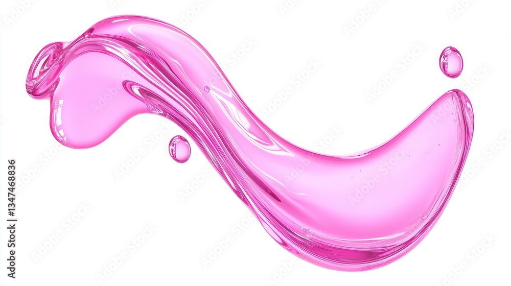 Pink Liquid Splash: A Dynamic Wave of Color Pink Liquid Splash: A Dynamic Wave of Color