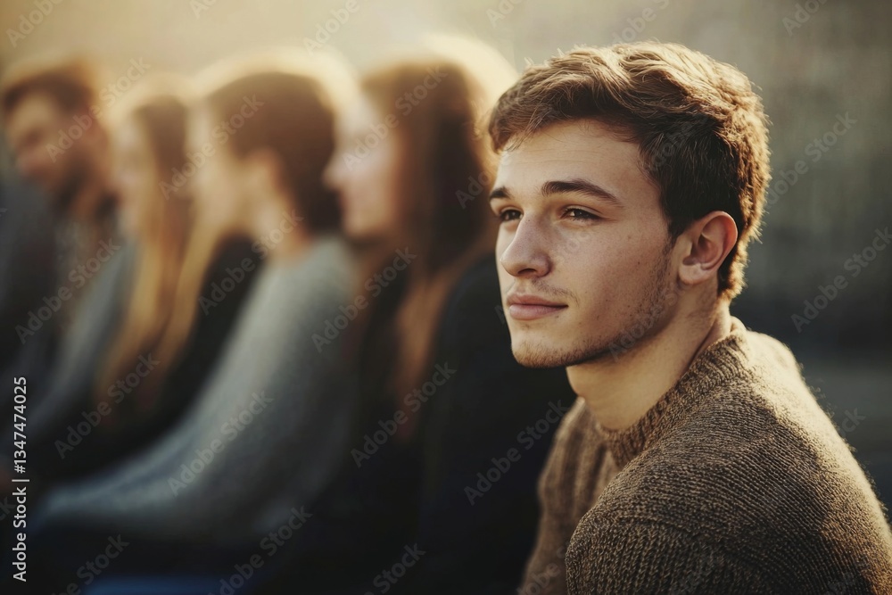 Group therapy session providing psychological support for individuals.