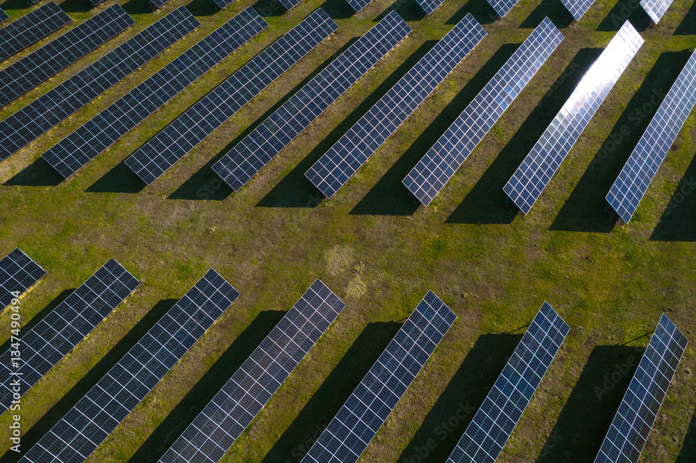 Solar panels park generating green energy electric.Green energy reduce carbon emissions and makes earth cleaner and more ecological. Solar panels park generating green energy electric.Green energy reduce carbon emissions and makes earth cleaner and more ecological.