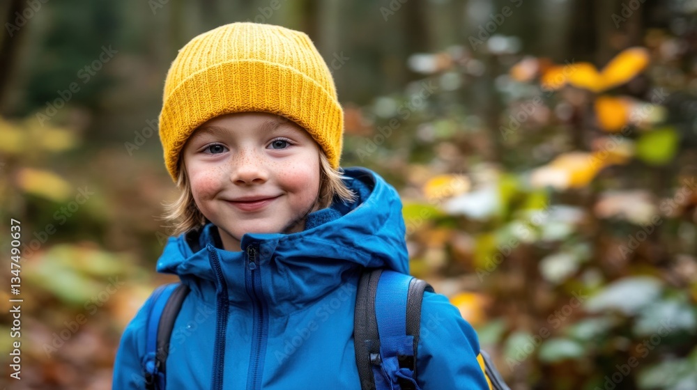 Smiling Boy in Forest Smiling Boy in Forest