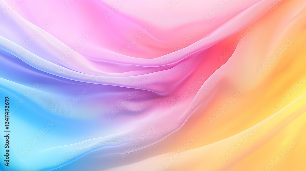 Fototapeta premium Abstract Colorful Fabric Gradient Background