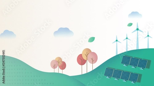 Wind turbines and solar cells