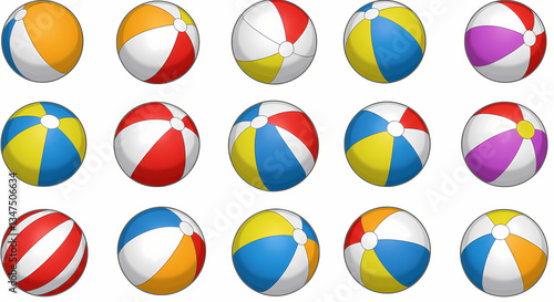 Colorful Beach Balls Collection Free Download Colorful Beach Balls Collection - GFXLoad