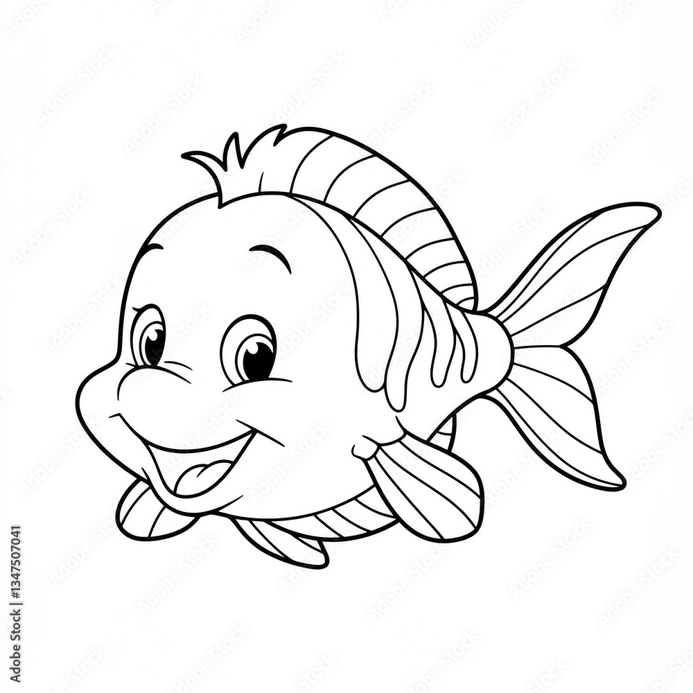 Fototapeta premium fish coloring 