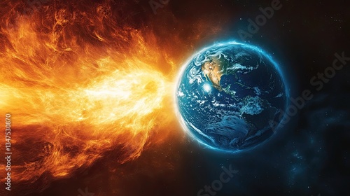 Earth magnetic field exploring the Earth's magnetic field, its role in navigation, protection from solar radiation, and its relationship to geomagnetic storms and space weather phenomena.
