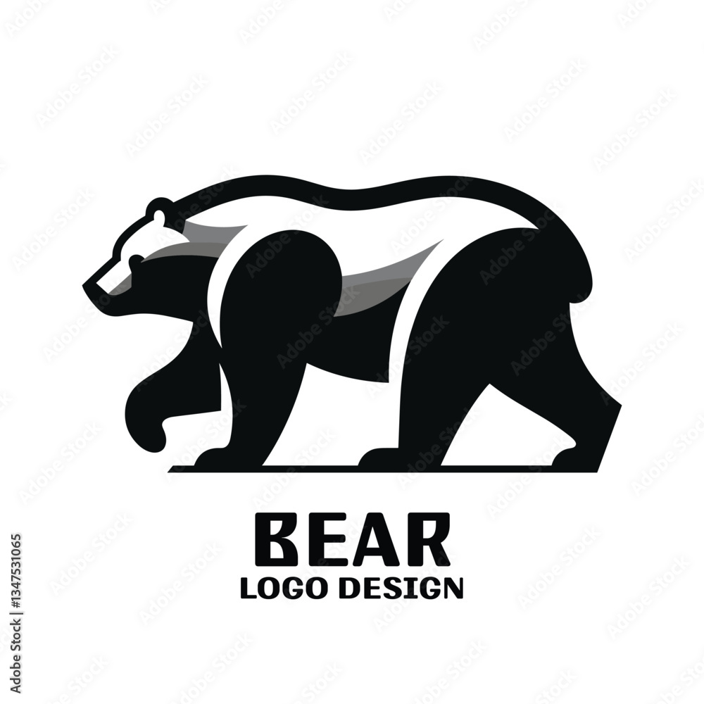 Bear Vector Logo Design Bear Vector Logo Design
