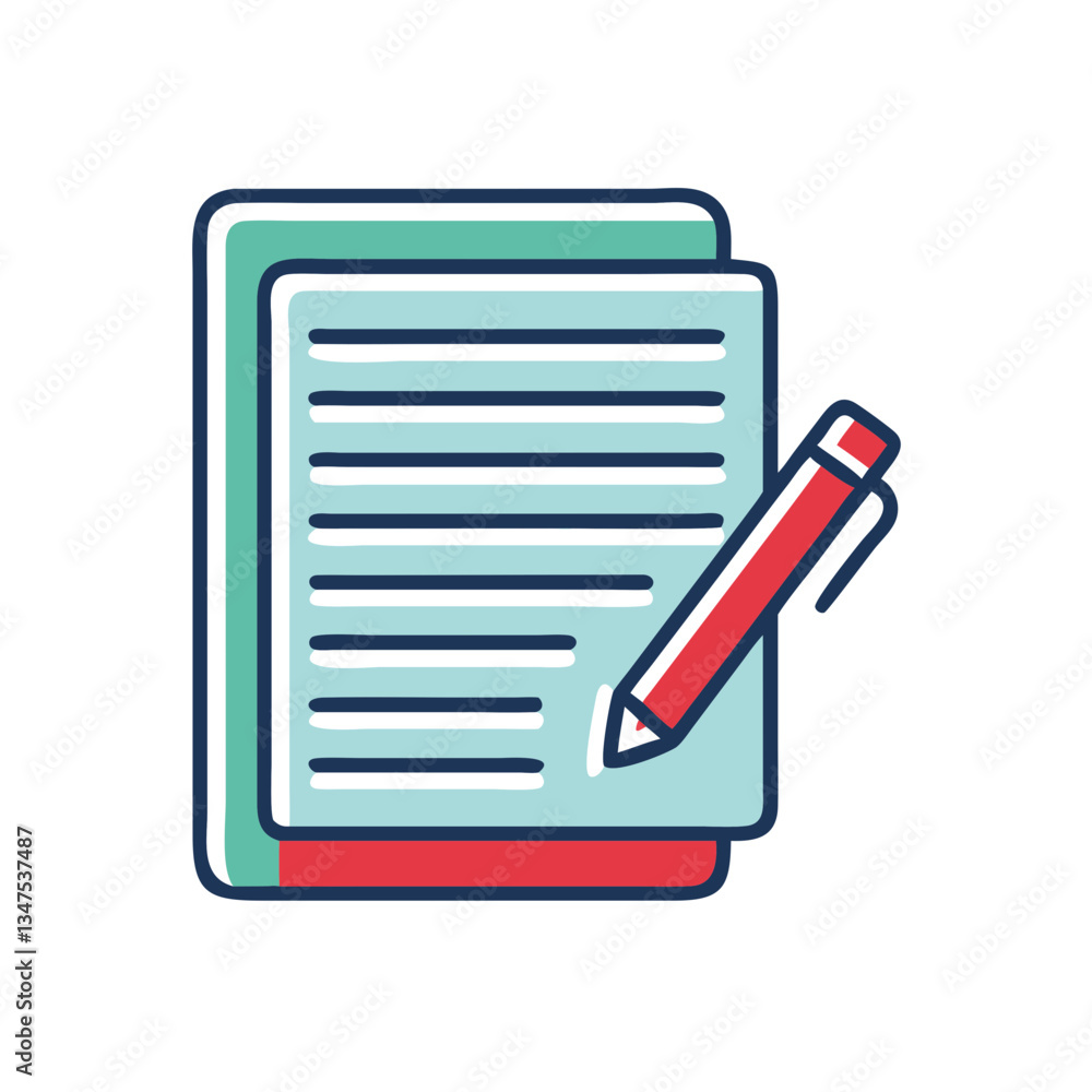 Note-taking with notepad and pencil for online courses Note-taking with notepad and pencil for online courses