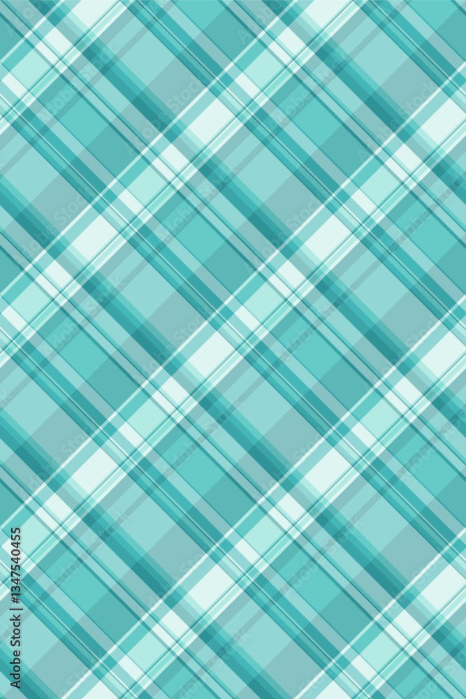 Elegant teal and white diagonal plaid pattern. Perfect for textile design, website backgrounds, or crafting projects. This versatile image evokes a sense of calm and sophistication. Elegant teal and white diagonal plaid pattern. Perfect for textile design, website backgrounds, or crafting projects. This versatile image evokes a sense of calm and sophistication.