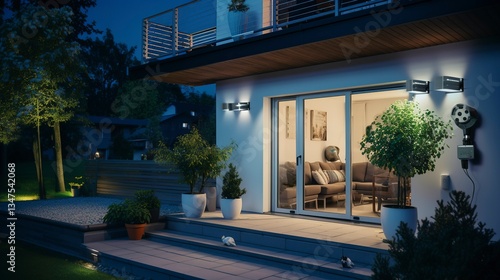 Wallpaper Mural A photo of a home with a security camera system. Torontodigital.ca