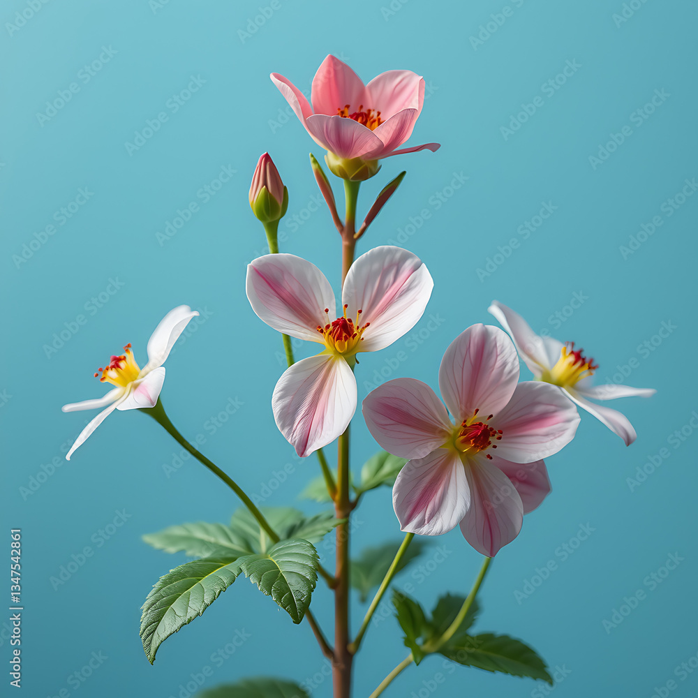 Fototapeta premium Vibrant Blooms: Stunning Flower Photography for Nature Lovers and Creative Projects