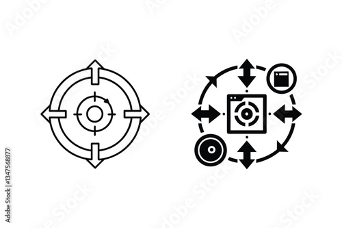 Targeted Data Integration Centralized System, MultiSource Input, Output Flow