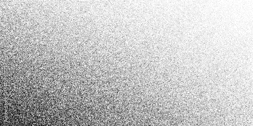 Noise texture. Dotwork black stippled background. Noise halftone texture. Stipple dots. Sand grain effect. Abstract dotwork background. Vector graphic