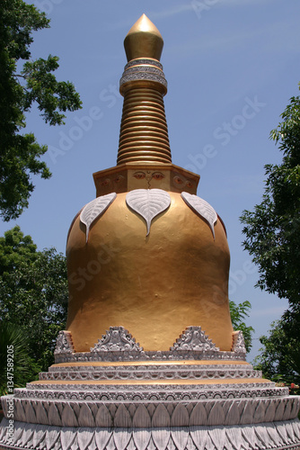 Buddhist statue at a temple in Northern Bali.