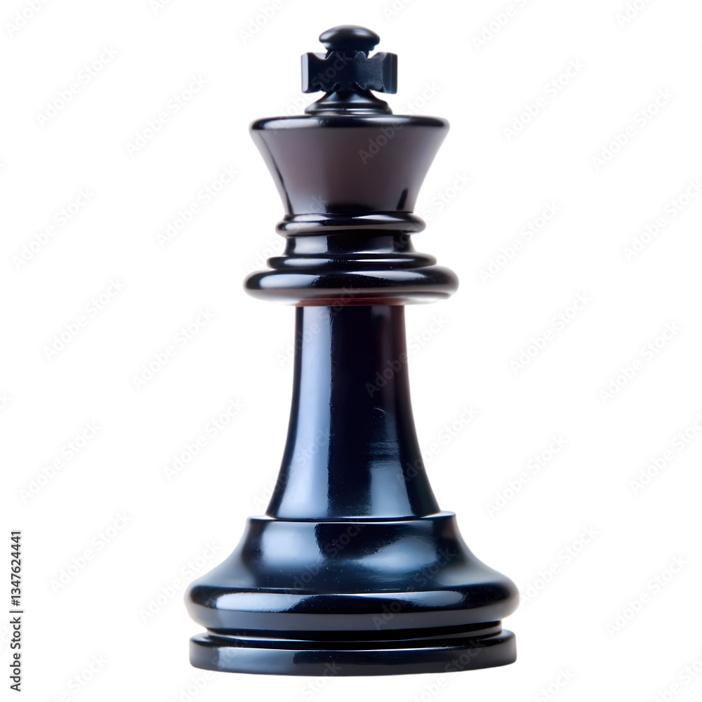 Black King Chess Piece Strategy Power isolated on transparent background Black King Chess Piece Strategy Power isolated on transparent background
