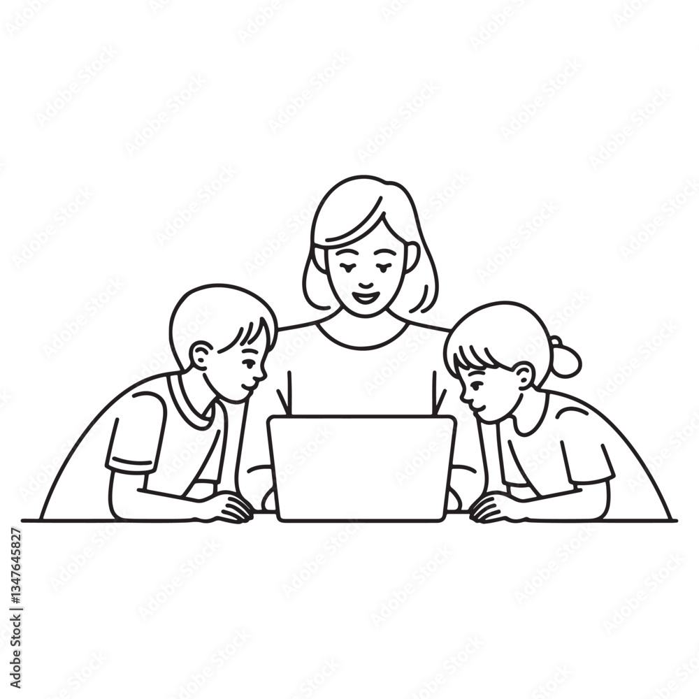 Family Learning Together: Parent and Kids Engaged in Online Education Family Learning Together: Parent and Kids Engaged in Online Education
