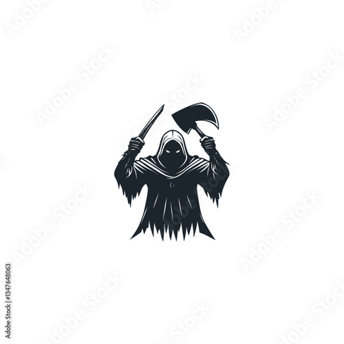 executioner design vector template illustration