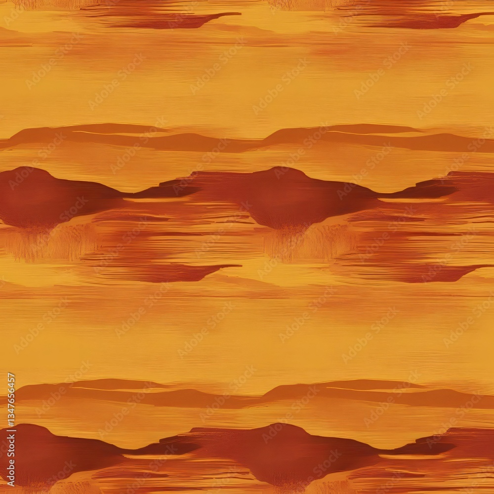 Naklejka premium sunset over the desert