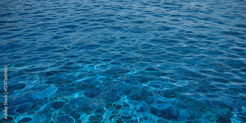 Abstract blue and white water ocean wave and curved line background. Blue wave with liquid fluid ocean texture. Ocean wave banner background.
