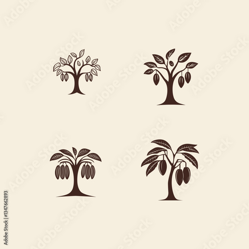 Cacao design vector template illustration