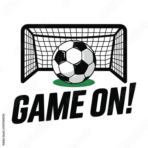 Game On T Shirt Design Football