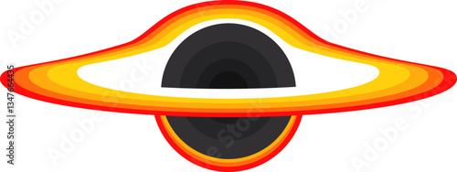 Vászonkép Black hole