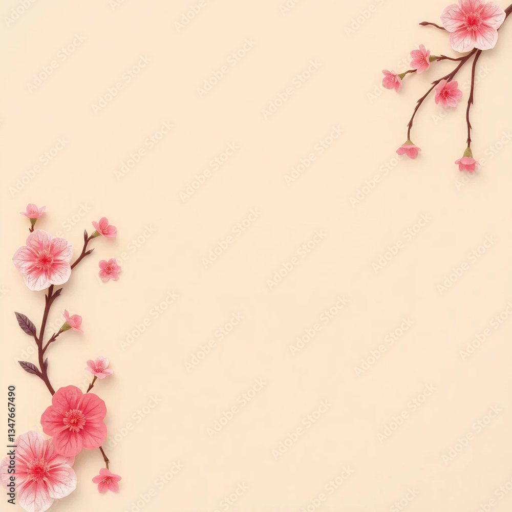 Naklejka premium VTuber Background Live Stream