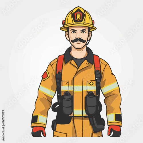fireman, emergency, safety, rescue, danger, firefighter, uniform, fire, fighter, man, red, helmet, protection, equipment, background, hose, service, burn, flame, hero, person, water, work, engine, job